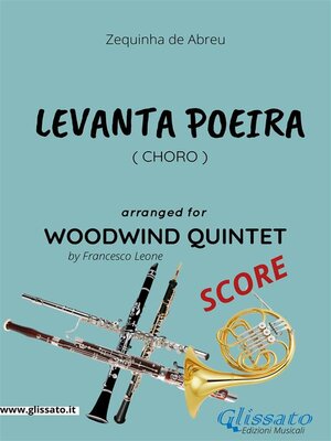 cover image of Levanta Poeira--Woodwind Quintet SCORE